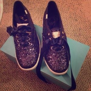 Kate Spade sparkle sneakers