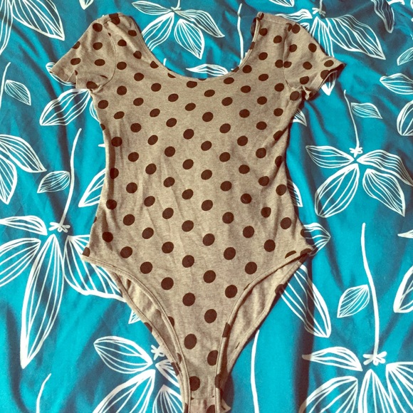 Polka dot bodysuit