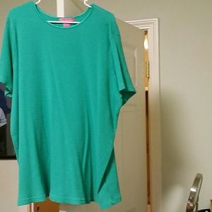 Plain teal shirt