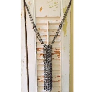 Long Metal Chain Necklace