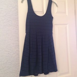 Navy lace dress from Aeropostale. Great for spring