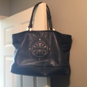 Tory Burch Blue Leather tote