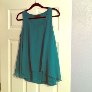 The Limited turquoise blousey tank