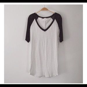 Baseball tshirtdress dress