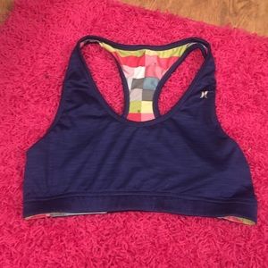 Reversible hurly/Nike dri-fit sports bra