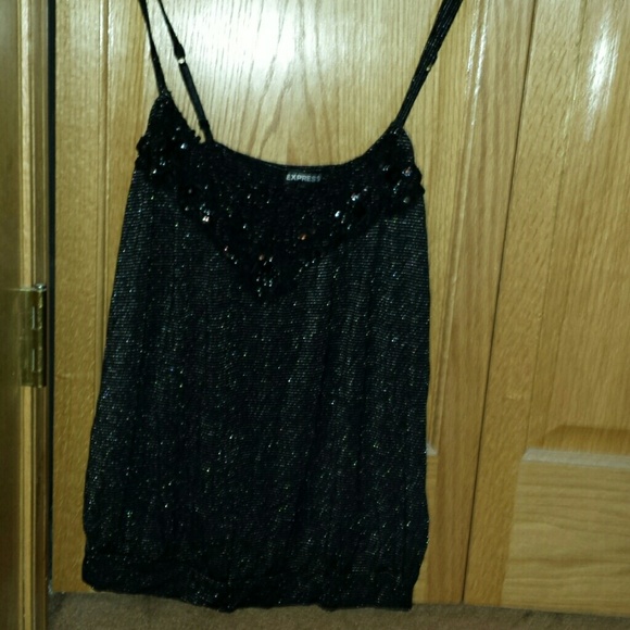 Black Sparkly Express Tank - Picture 1 of 1
