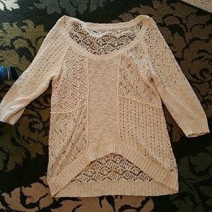 Lace/knitted sweater