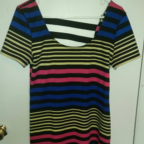 Colorful short dress