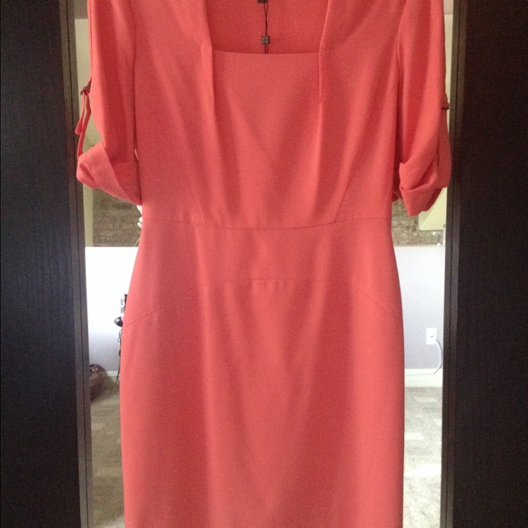 NEW! BCBG Coral Dress org $228 - Picture 3 of 4