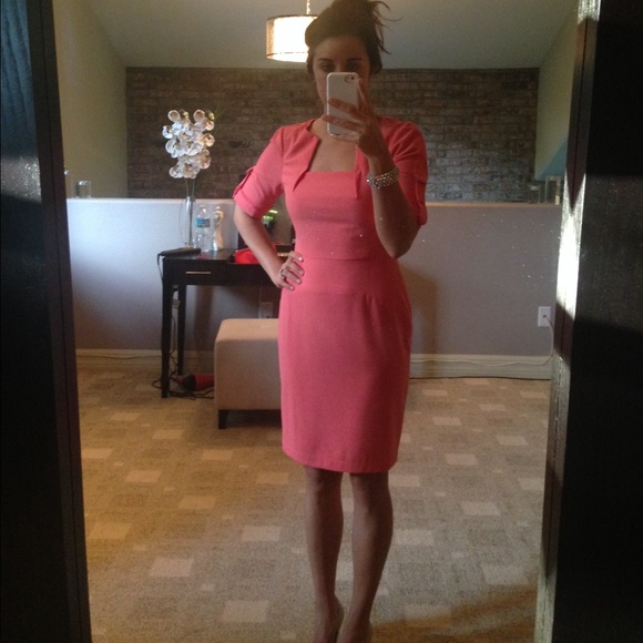 NEW! BCBG Coral Dress org $228 - Picture 4 of 4