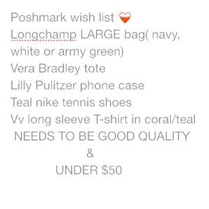 Poshmark wish list