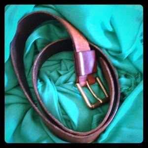 Banana republic brown leather belt 42.5in