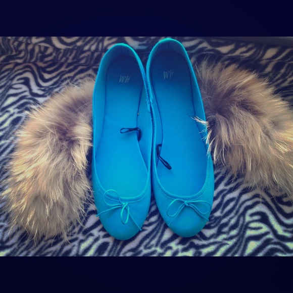 H&M blue Flats
