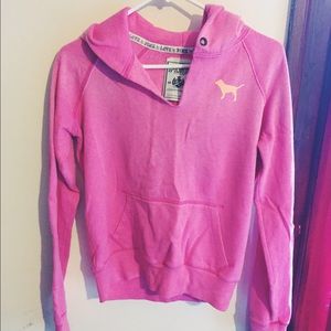 VS pink hoodie