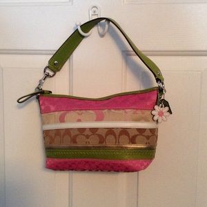 Authentic Coach Bleeker- daisy pink and green