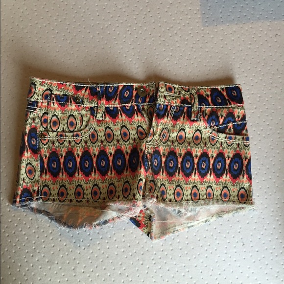 Wild print shorts