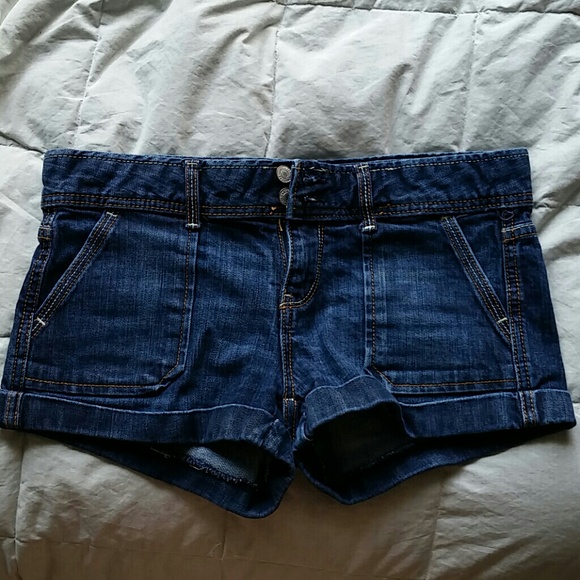 Denim shorts