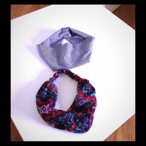 Two cloth hairbands-never worn!