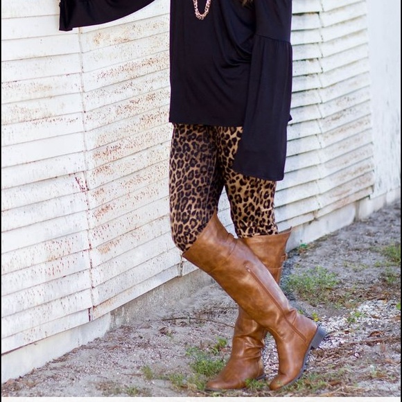 Cheetah print skinny pant