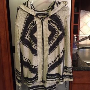 Free People zip up sweater