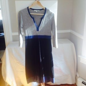 Boden blue and grey sweater dress. Worn once.
