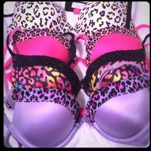 All VS bras bundle purple and white SOLD