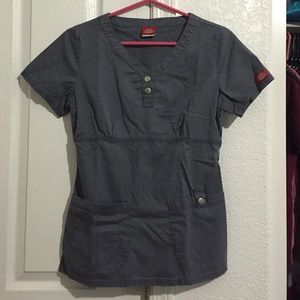 Grey Dickies Scrub Top