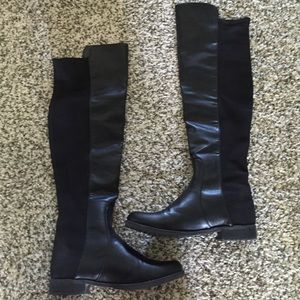 Unisa over the knee black boot