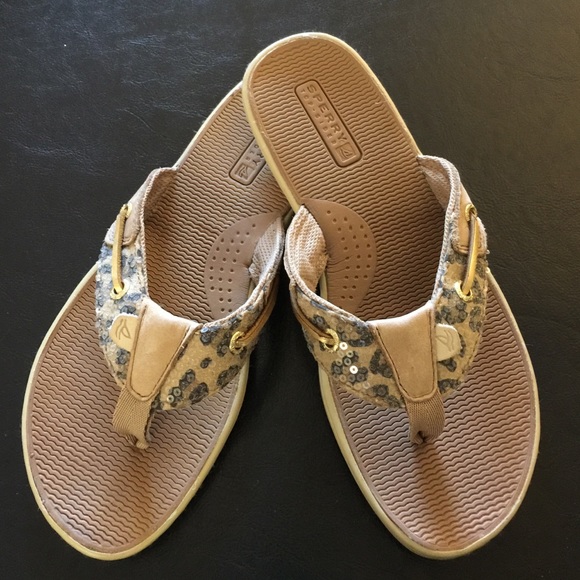Sperry Top-Sider Leopard Sequence Sandal
