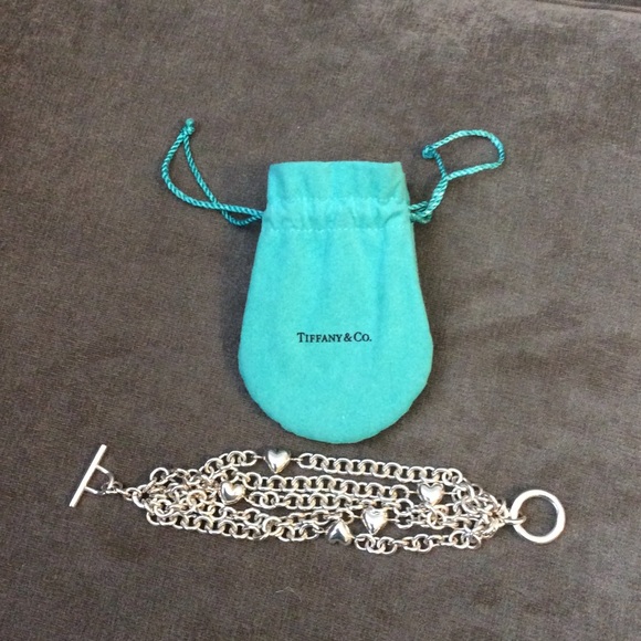 ⚡️FS⚡️Tiffany & Co strand heart toggle bracelet