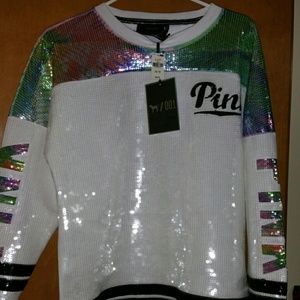 SOLD!!! VS PINK limited edition crew & cooler, NWT