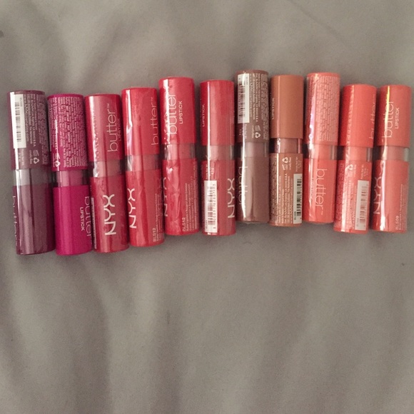 SOLD.......NYX butter lipsticks