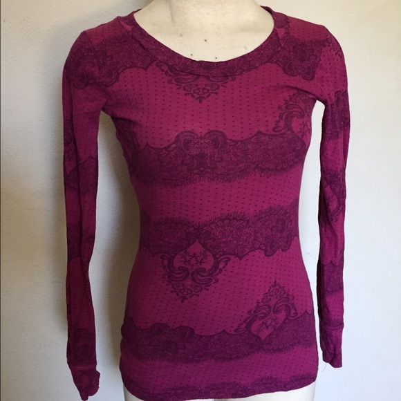 💥sold💥Detailed purple long sleeve - Picture 1 of 3