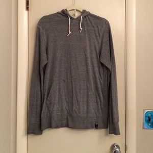 Medium VURT charcoal grey hoodie sweatshirt