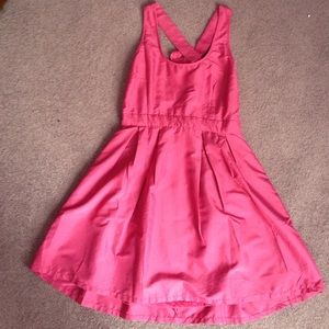 Pink shiny dress