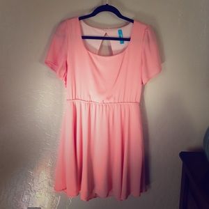Francesca's Coral Party Dress