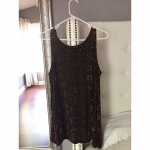MinkPink burned velvet shift dress!