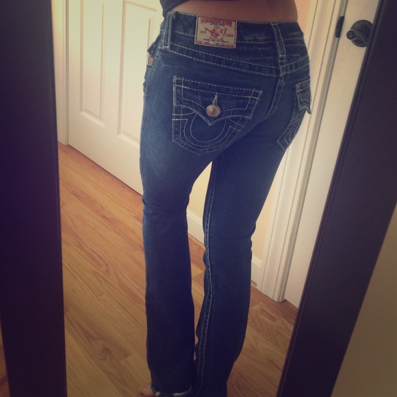 True religion brand jeans side 25! Fit like 24