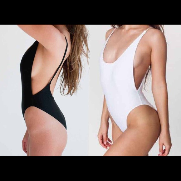 **HOLD** One piece low back swimsuit