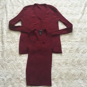 New York & Company Burgundy top.