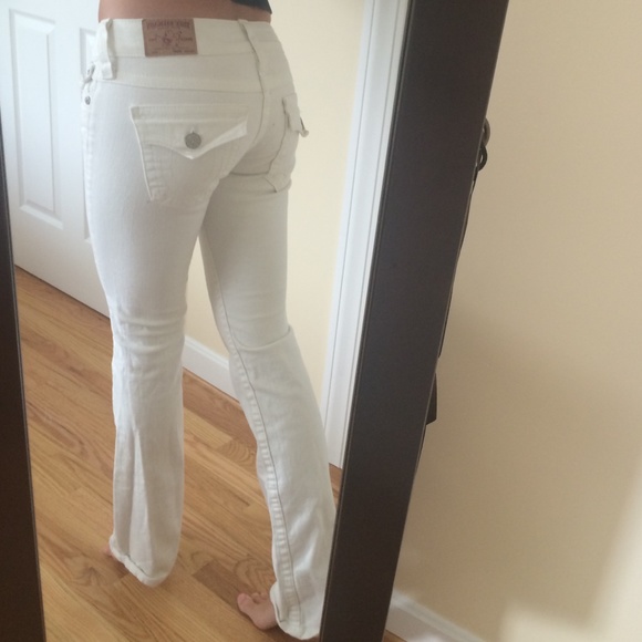 White size 25 true religion jeans never worn