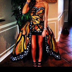 Butterfly prom dress