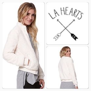 la hearts teddy jacket