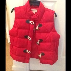 Brand New Red Puffer Vest