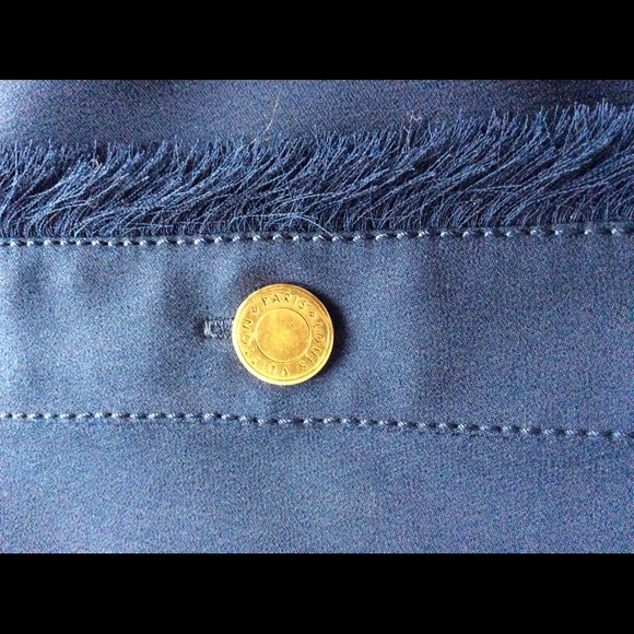 Louis Vuitton sleeveless deep blue blouse - Picture 3 of 4
