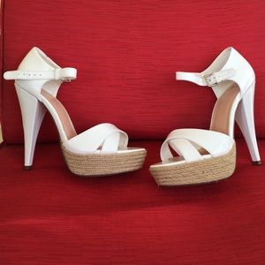 White Heels 5"