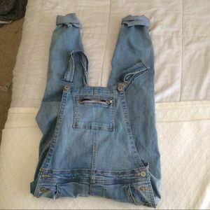 Denim overalls
