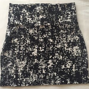 Lily White Black and White Skirt