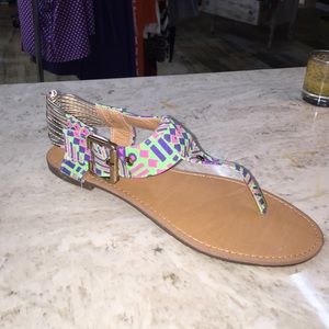 Passions multi color sandals