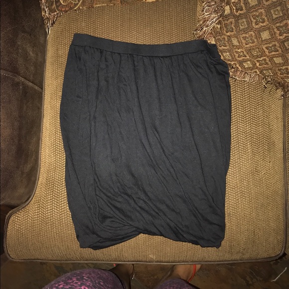 NWT! Free People Black Twisted Skirt - Picture 3 of 3
